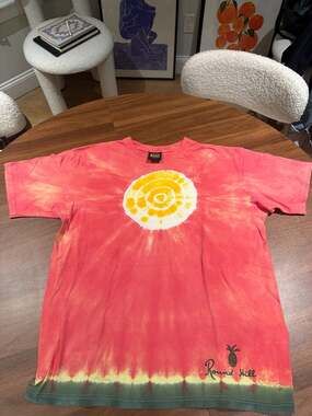 Sun Island Roots Rock Reggae Round Hill Jamaica Graphic Tie-Dye T-Shirt